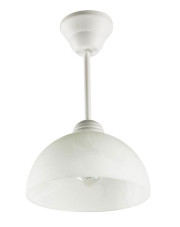Klasyczna lampa wisząca E501-Cyrkonix - biały w sklepie Edinos.pl