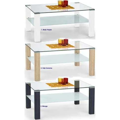 Zdjęcie Ława szklana wenge Handi | Edinos.pl