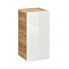 Szczegółowe zdjęcie nr 5 produktu Zestaw podwieszanych mebli łazienkowych Borneo 3Q 80 cm - Biały połysk