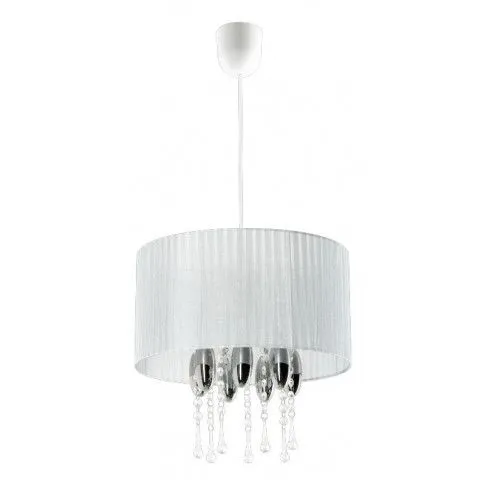 Fotografia Lampa wisząca glamour E513-Frowik - biały z kategorii Lampy wiszące