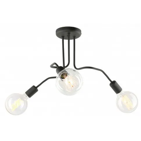 Fotografia Loftowa lampa sufitowa E514-Elbi - czarny z kategorii Lampy