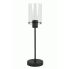Zdjęcie produktu Szklana lampa stołowa Nalmi - czarna.