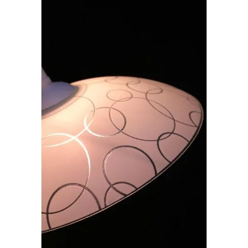 Zdjęcie biała zdobiona lampa wisząca E526-Zires | Edinos.pl