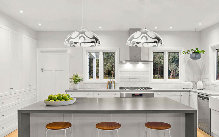 Kuchenna lampa wisząca Anix nad stół