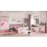 Szczegółowe zdjęcie nr 10 produktu Komoda dla dziewczynki z szufladami Happy 10X mix - biało - różowa