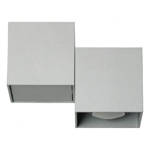 Zdjęcie popielata lampa sufitowa halogenowa E547-Macax | Edinos.pl