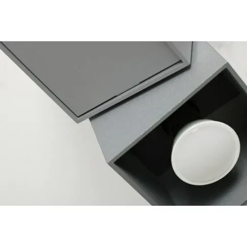 Szczegółowe zdjęcie nr 4 produktu Metalowa lampa sufitowa E547-Macax - popiel