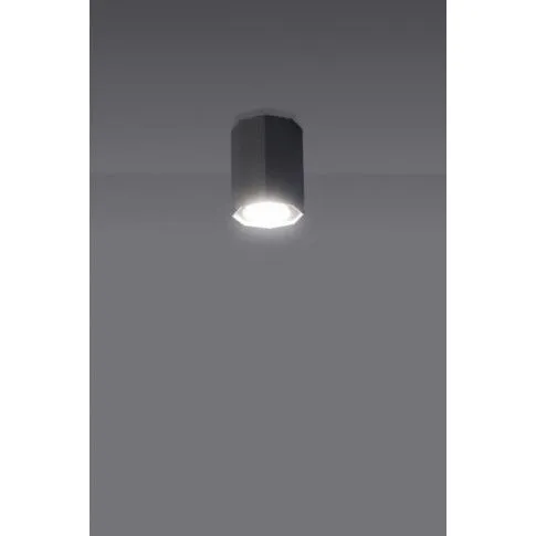 Fotografia Metalowa lampa sufitowa E549-Okti - popiel z kategorii Przeznaczenie