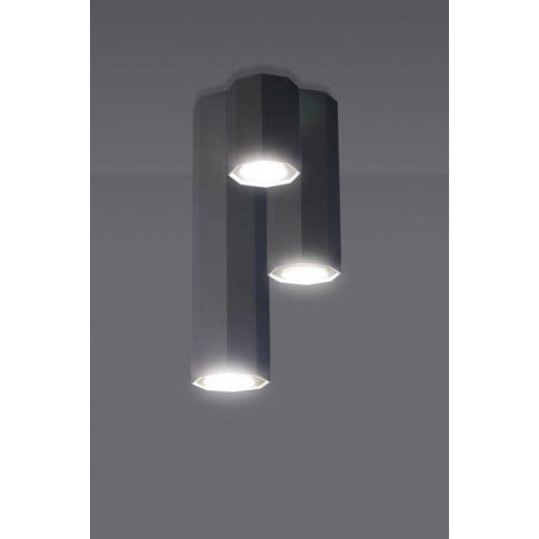 Szczegółowe zdjęcie nr 4 produktu Ośmiokątna lampa sufitowa E550-Okti - biały