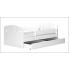 Zdjęcie białe łóżko dziecięce z materacem Nolia 2X 80x160 - sklep Edinos.pl