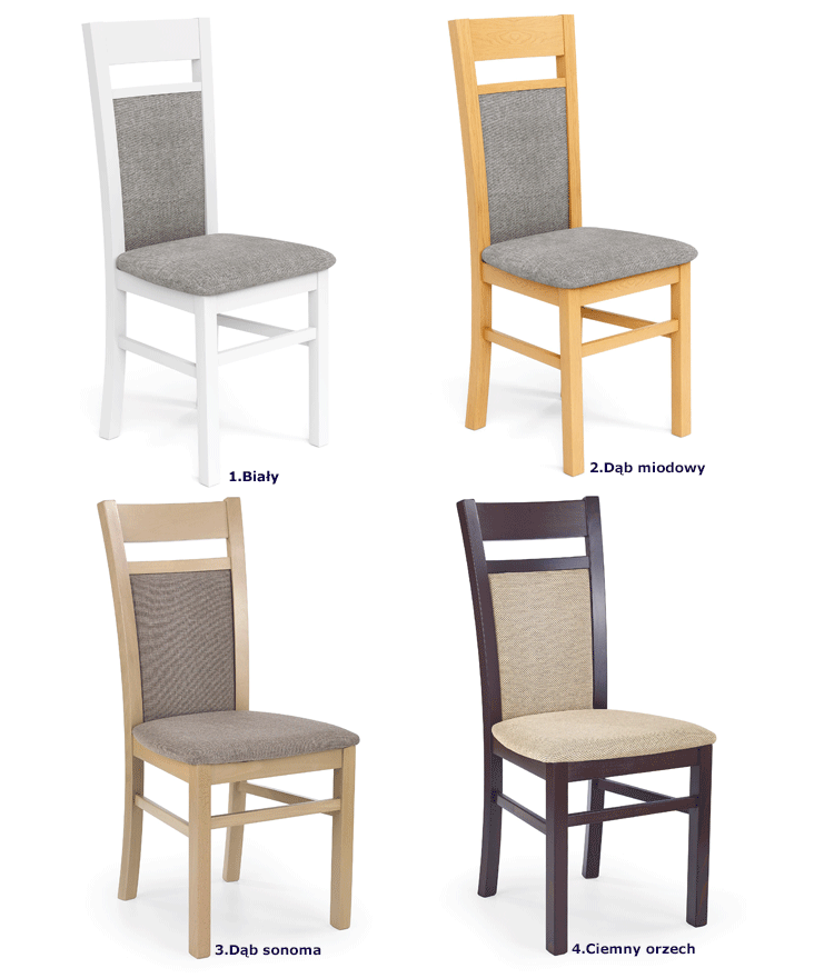 Minimalistyczne krzesło drewniane Lettar