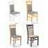 Szczegółowe zdjęcie nr 4 produktu Drewniane krzesło w stylu skandynawskim Lettar - Ciemny orzech