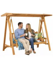 Drewniana huśtawka ogrodowa - Aska w sklepie Edinos.pl