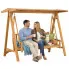 Zdjęcie produktu Drewniana huśtawka ogrodowa - Aska.