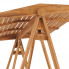 Szczegółowe zdjęcie nr 7 produktu Drewniana huśtawka ogrodowa - Gepetto
