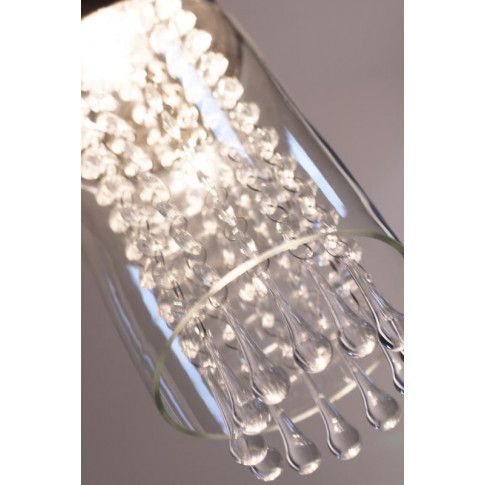 Szczegółowe zdjęcie nr 6 produktu Lampa wisząca z kryształkami E609-Kryspis