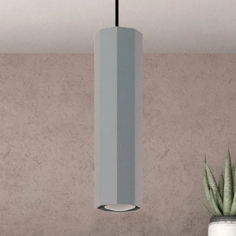 Fotografia Minimalistyczna lampa wisząca E616-Nikos - popiel z kategorii Kuchnia i Jadalnia