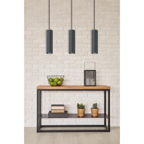 Szczegółowe zdjęcie nr 4 produktu Minimalistyczna lampa wisząca E616-Nikos - popiel