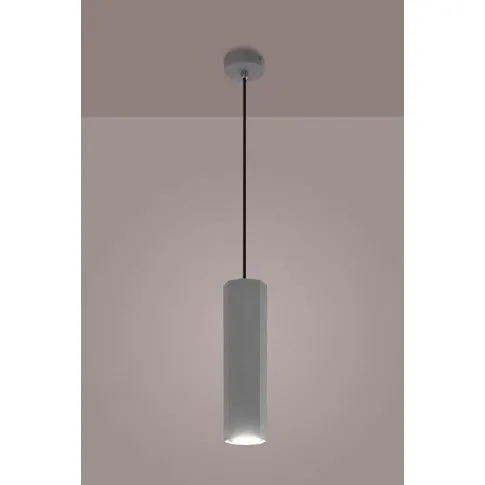 Szczegółowe zdjęcie nr 5 produktu Minimalistyczna lampa wisząca E616-Nikos - popiel