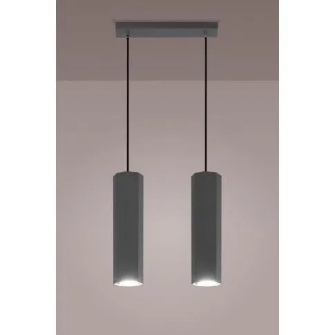 Zdjęcie czarna halogenowa lampa wisząca E617-Nikos | Edinos.pl