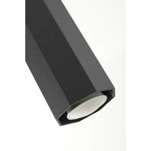 Szczegółowe zdjęcie nr 4 produktu Nowoczesna lampa wisząca E617-Astrax - czarny