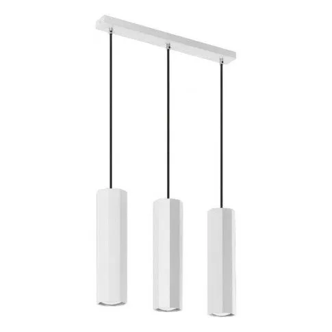 Fotografia Lampa wisząca minimalistyczna E618-Nikos - biały z kategorii Lampy wiszące