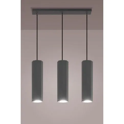 Zdjęcie czarna halogenowa lampa wisząca E618-Nikos | Edinos.pl