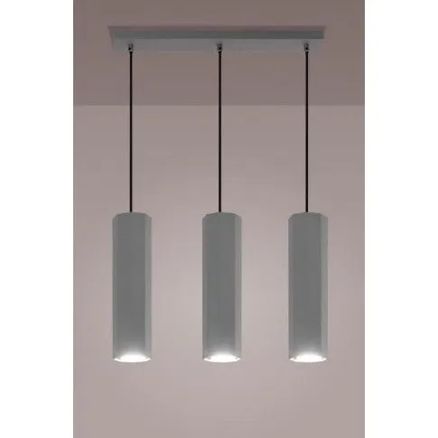 Zdjęcie popielata minimalistyczna lampa wisząca E618-Astrax - sklep Edinos.pl