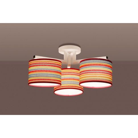 Fotografia Kolorowa lampa sufitowa E620-Majs z kategorii Sypialnia