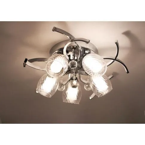 Zdjęcie srebrna lampa sufitowa LED E622-Degar | Edinos.pl