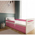 wizualizacja wnętrza pokoju dziecięcego z wykorzystaniem łóżka różowego candy 2x dla dziewczynki