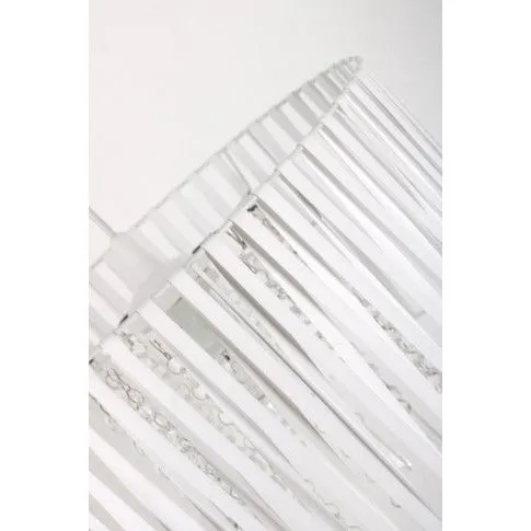 Szczegółowe zdjęcie nr 7 produktu Lampa wisząca z ekoskóry E627-Holly - biały