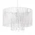 Zdjęcie produktu Lampa wisząca z ekoskóry E627-Holly - biały.