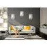 Szczegółowe zdjęcie nr 4 produktu Lampa wisząca ekoskóra E628-Holly - biały