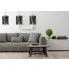 Szczegółowe zdjęcie nr 4 produktu Lampa wisząca glamour E628-Holly - czarny