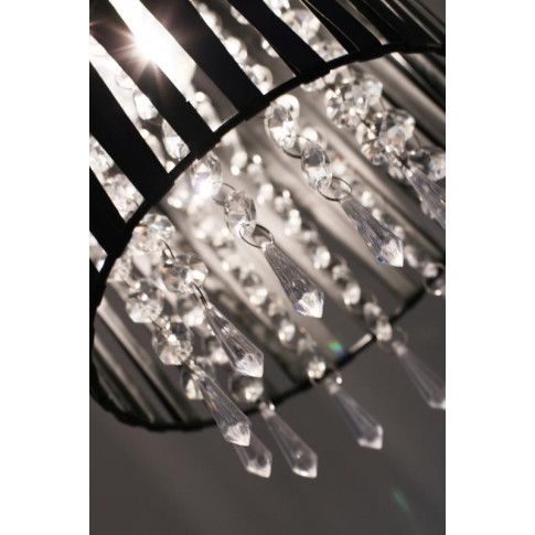 Szczegółowe zdjęcie nr 6 produktu Lampa wisząca glamour E628-Diani - czarny