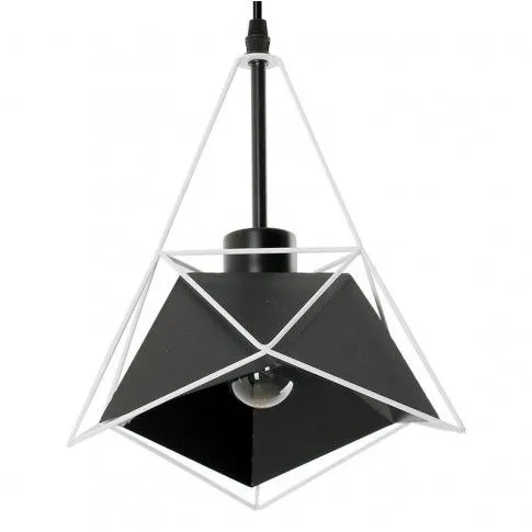 Zdjęcie produktu Geometryczna lampa wisząca E629-Sefis - czarny.