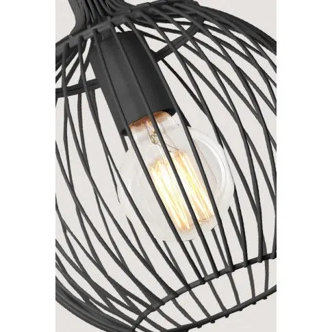 Zdjęcie loftowa lampa wisząca kula z metalu P600-Nario | Edinos.pl