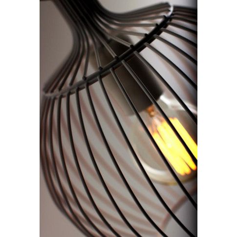 Szczegółowe zdjęcie nr 4 produktu Metalowa lampa wisząca kula E643-Tosyl
