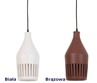 Ceramiczne lampy wiszące Elda - loftowe
