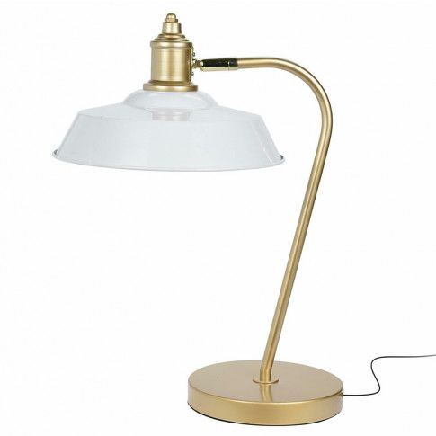 Zdjęcie produktu Retro lampa stołowa Dimea - biała.
