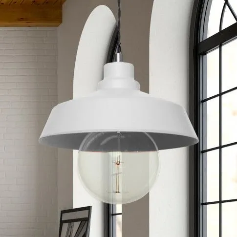 Zdjęcie biała lampa wisząca w stylu loftowym S587-Dalina | Edinos.pl