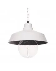 Lampa wisząca metalowa E670-Vinco - biały