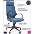 Fotografia Niebieski fotel obrotowy - Viver z kategorii Fotele obrotowe tapicerowane