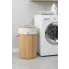 Fotografia Naturalny bambusowy kosz na pranie - Moira 2X z kategorii Łazienka