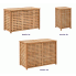 Szczegółowe zdjęcie nr 10 produktu Skrzynia na pranie z drewna Kastilo 2X