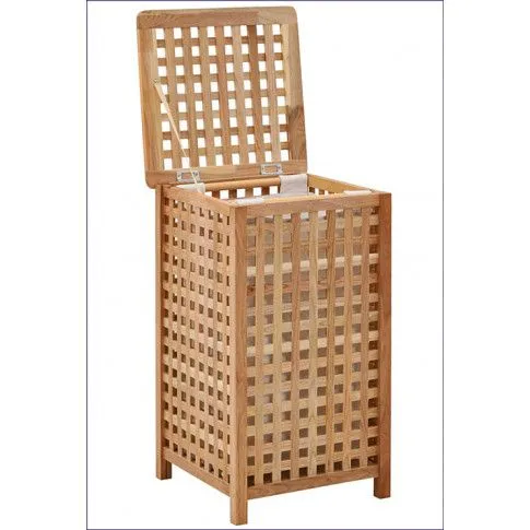 Szczegółowe zdjęcie nr 5 produktu Kosz na pranie z drewna Balanzo 3X