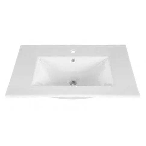 Szczegółowe zdjęcie nr 6 produktu Zestaw mebli łazienkowych z oświetleniem LED Laures 2Q 60 CM - Grafit połysk