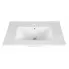 Szczegółowe zdjęcie nr 6 produktu Zestaw mebli łazienkowych z oświetleniem LED Monako 2Q 80 CM - Grafit połysk