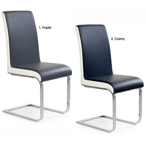 Zdjęcie popielate krzesło metalowe Korsa | Edinos.pl